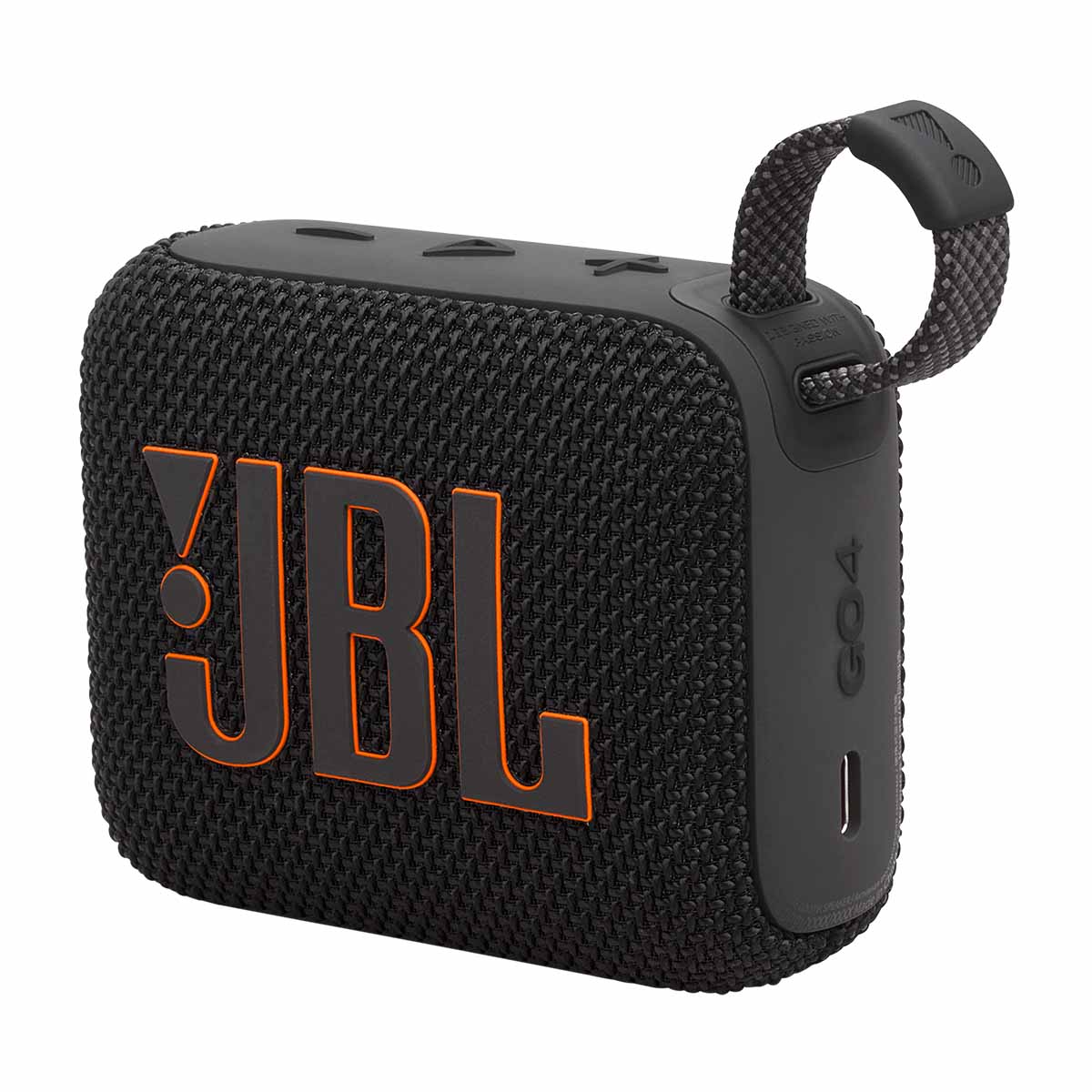 JBL GO 4

7+ hours of playtime
Waterproof and dustproof
Made with recycled materials
Partyboost and multi-point connection
Personalisation with a print in full colour and a sleeve