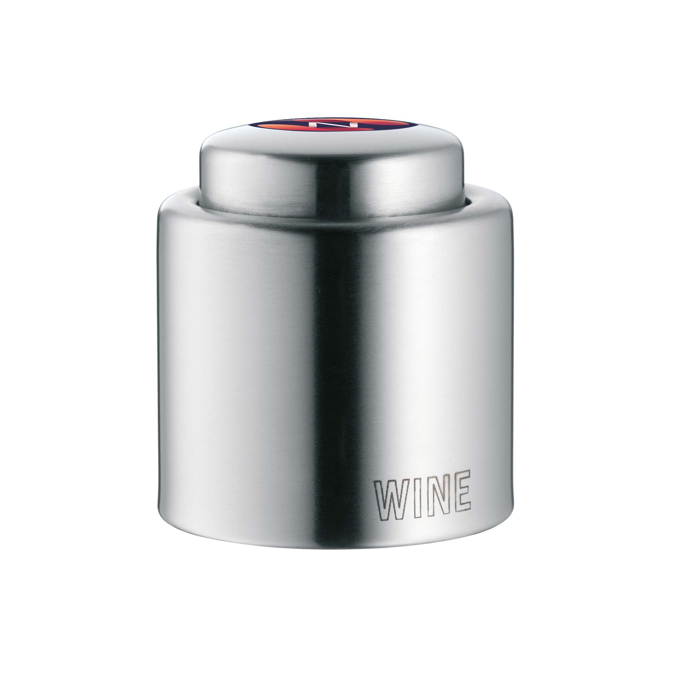 WMF Wine Cap

Airtight and leak-proof closing mechanism
Suitable for all types of wine bottles
Personalisation with a full colour print and sleeve